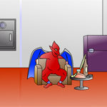 play Escape From The Red Creature