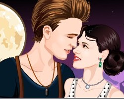 play Vampire Couple Love Kiss1
