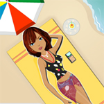 play Babe On Beach Dress Up