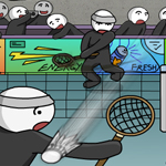 play Stick Figure Badminton 2