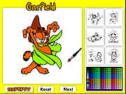 play Garfield Coloring Page