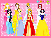 play Disney Princess Dress Up