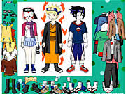 play Naruto Character Dressup