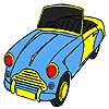 play Old Speedy Car Coloring