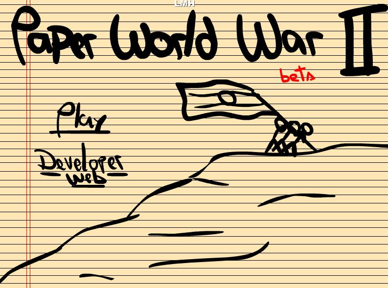 play Paper World War Ii Beta