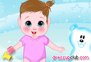 play Winter Baby Dress Up