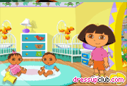 play Dora The Babysitter