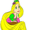 play Princess Has A Long Hair Coloring