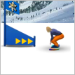 play Snowboard Slalom