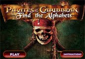 play Pirates Of The Caribbean - Find The Alphabets