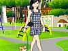 play Girl With Cute Kitten Dress Up
