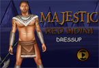 play Majestic Red Indian Dressup