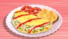 play Cooking Vegetable Omelette