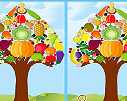 play Vegetable Tree Difference