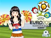 Euro Football 2012 Cheerleader Dressup