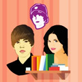 Justin Bieber And Selena Gomez Fan Room game