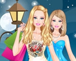 play Barbie Nightlife Shopping Dress-Up