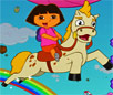 play Dora And Unicorn In Candy Land
