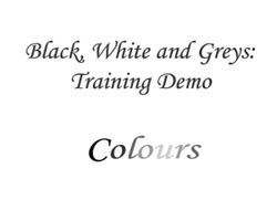 play Black, White And Greys: Training Demo
