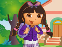 play Dora At School Dress Up