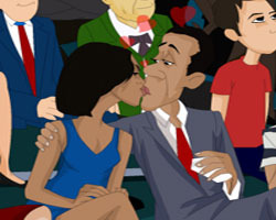play Obama Kiss Cam
