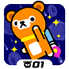 play Space Rush - Tappi Bear