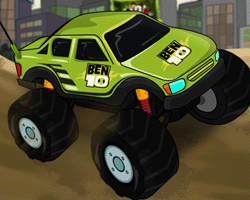 play Ben10 Vs Rex Truck Champ