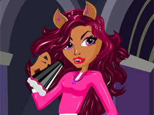 Club Dress on Monster High Dress Up Clawdeen Wolf   Dress Up Barbie   Hollywoodgames