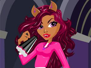 Club Dress on Monster High Dress Up Clawdeen Wolf Dress Up Barbie Hollywoodgames