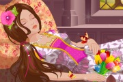 A Gorgeous Sleeping Princess Dress Up