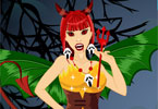 play Halloween Devilish Girl Dress Up