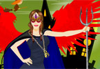 play Halloween Devil Woman Dress Up