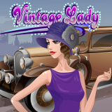 play Vintage Lady. Dress Up