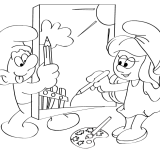 play Color The Smurfs