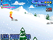 play Lisa On Snowboard
