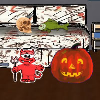 play Golden Room Escape - Halloween