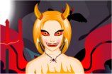Halloween Devil Girl Dressup