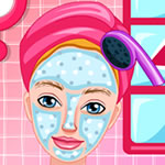 Princess Barbie Facial Makeover