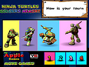 play Ninja Turtles Colours Memory