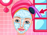 Princess Barbie Facial Makeover