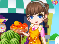 play Fruit Market Girl
