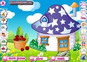 play Smurf House Decoration