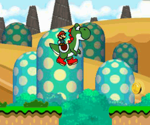 Mario Feed Yoshi