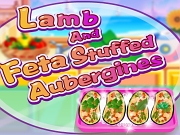 Lamb And Feta Stuffed Aubergines