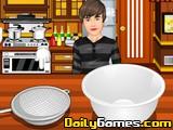play Biebers Cooking Pizza