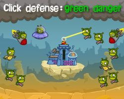 play Click Defense: Green Danger