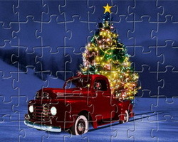 play Christmas Tree Delivery Jigsaw