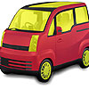 play Yellow Glazed Car Coloring