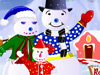 play Snowman Family Decor