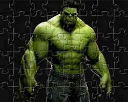 play Green Hulk Jigsaw